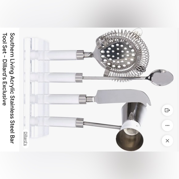 White and Silver Bar Tool Set
